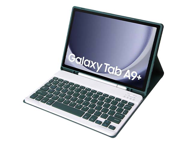 Keyboard and Case for Samsung Galaxy Tab A9+ 11 inches - Teal