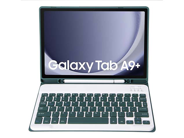 Keyboard and Case for Samsung Galaxy Tab A9+ 11 inches - Teal