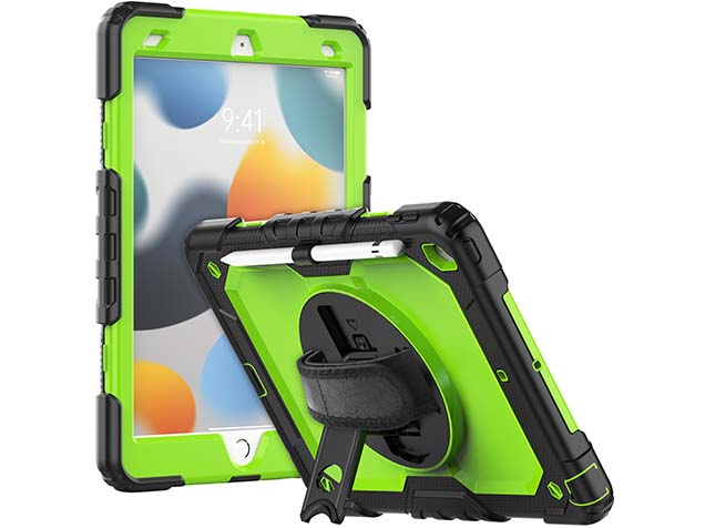 Rugged Impact Case for Apple iPad 7/8th Gen - Green Impact Case