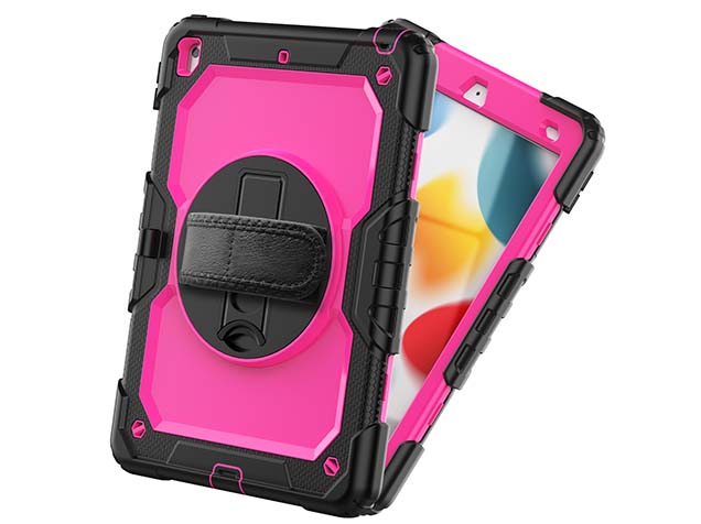 Rugged Impact Case for Apple iPad 7/8th Gen - Pink