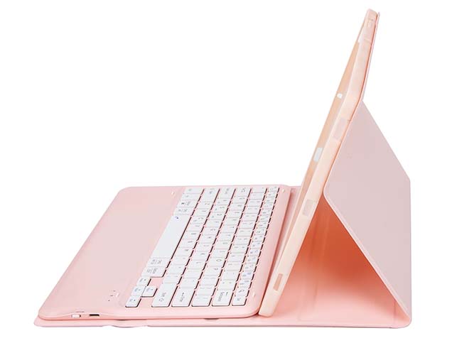 Keyboard and Case for Samsung Galaxy Tab S9 FE+ - Light Pink