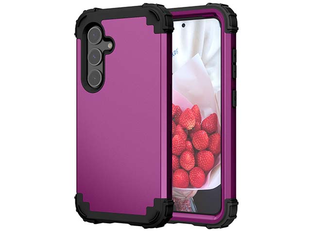 Defender Case for the Samsung Galaxy S24+ - Plum Impact Case