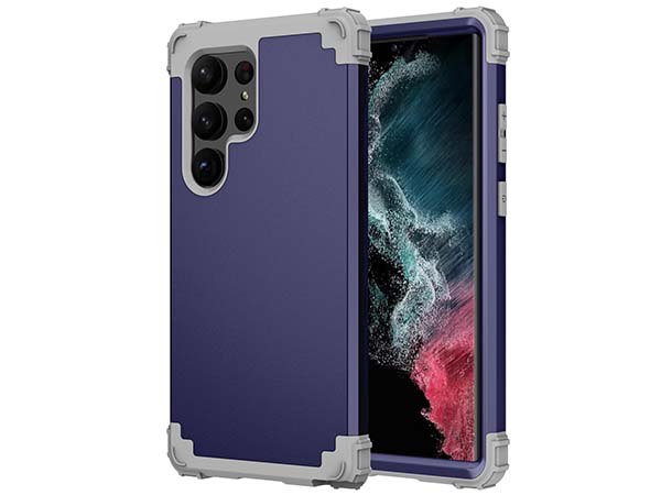 Defender Case for the Samsung Galaxy S24 Ultra - Navy Impact Case