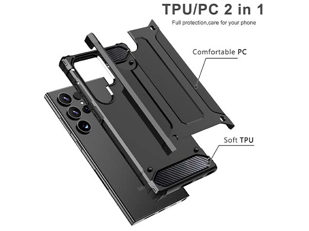 Impact Case for Samsung Galaxy S24 Ultra - Black