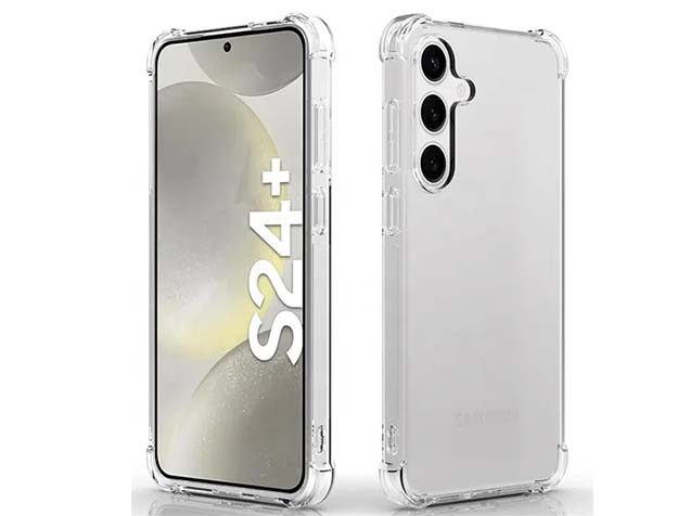 Gel Case with Bumper Edges for Samsung Galaxy S24+ - Clear Soft Cover