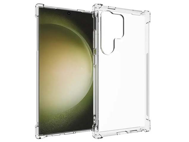 Gel Case with Bumper Edges for Samsung Galaxy S24 Ultra - Clear Soft Cover
