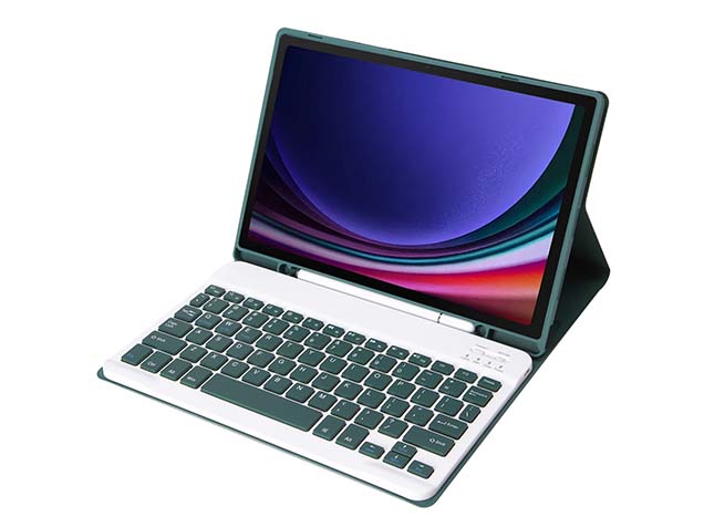 Keyboard and Case for Samsung Galaxy Tab S9 - Teal