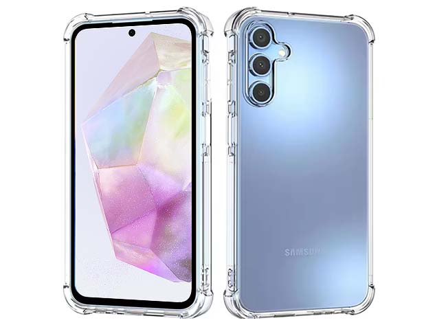 Gel Case with Bumper Edges for Samsung Galaxy A55 - Clear Gel Case with Bumper Edges for Samsung Galaxy A55 - Clear