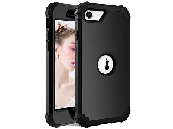 Defender Case for iPhone 8/7 - Black Impact Case