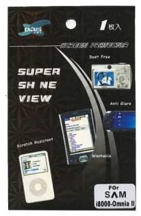 Screen Protector for Samsung i8000 Omnia II Screen Protector for Samsung i8000 Omnia II