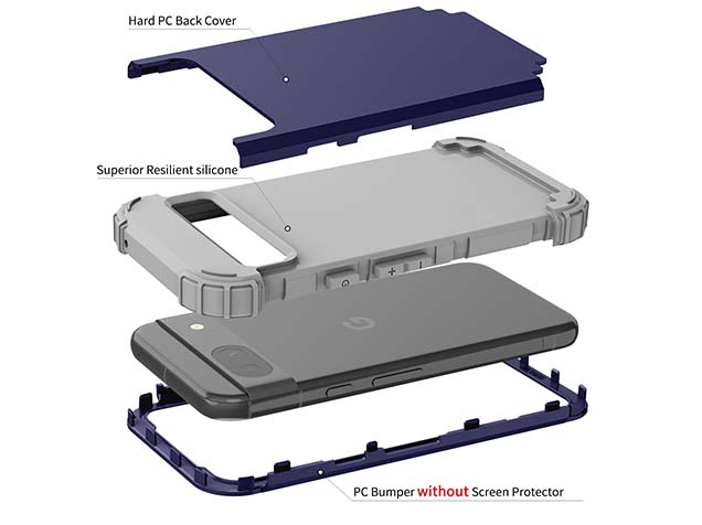 Defender Case for Google Pixel 8a - Navy