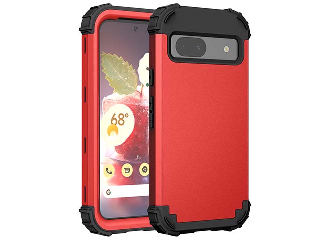 Defender Case for Google Pixel 8a - Red Impact Case