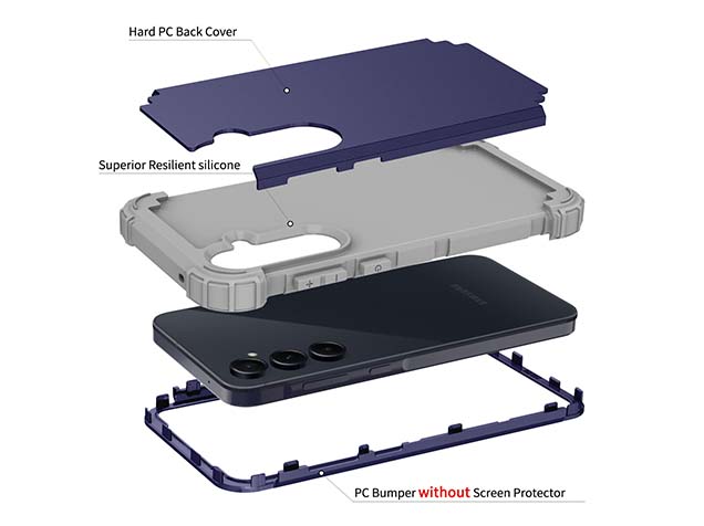 Defender Case for the Samsung Galaxy A55 - Navy