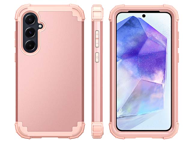 Defender Case for the Samsung Galaxy A55 - Pink