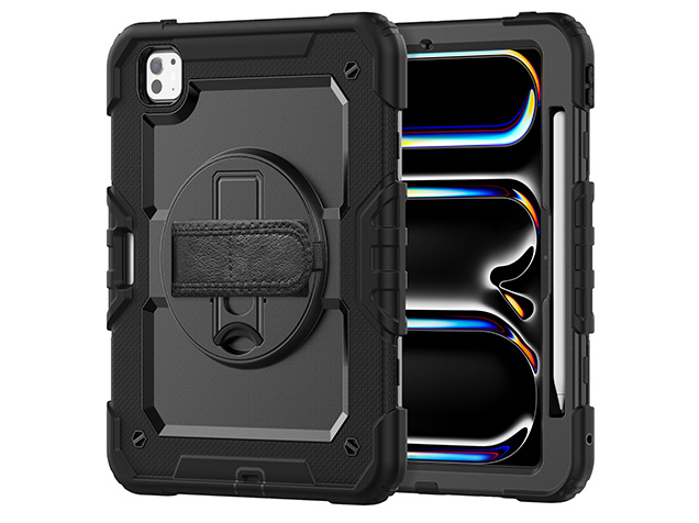 Rugged Impact Case for iPad Pro 11 (2024) - Classic Black Impact Case