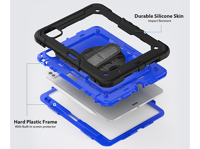 Rugged Impact Case for iPad Pro 11 (2024) - Blue