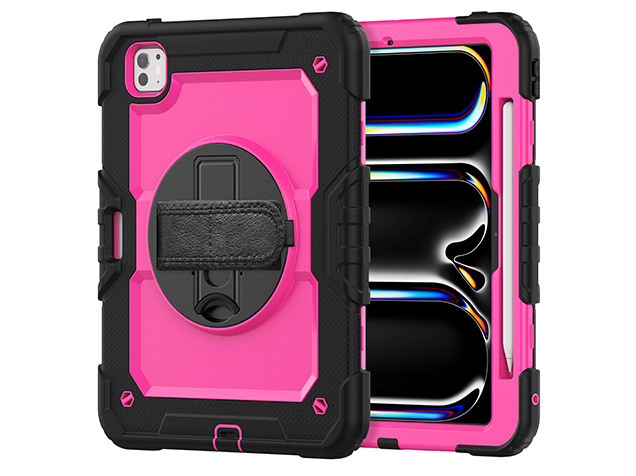 Rugged Impact Case for iPad Pro 11 (2024) - Pink Impact Case
