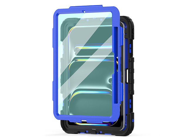 Rugged Impact Case with Strap for iPad Pro 11 (2024) - Blue