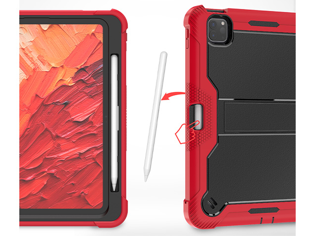 Impact Case for the iPad Pro 11 (2024) - Red/Black