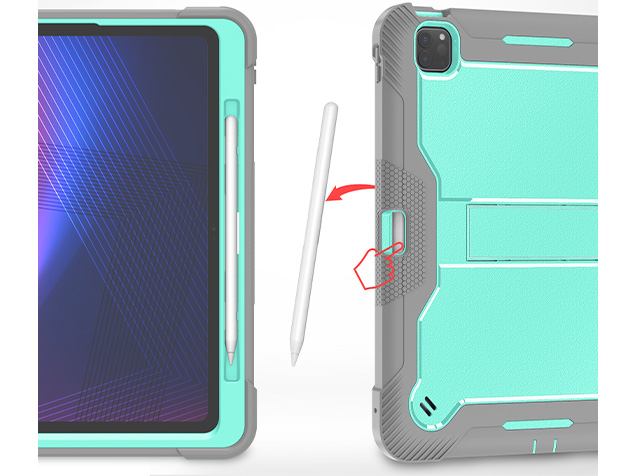 Impact Case for the iPad Pro 13 (2024) - Mint/Grey