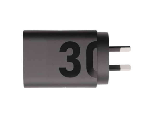 Genuine Motorola 30W Charging Adapter - Black AC USB Power Adapter