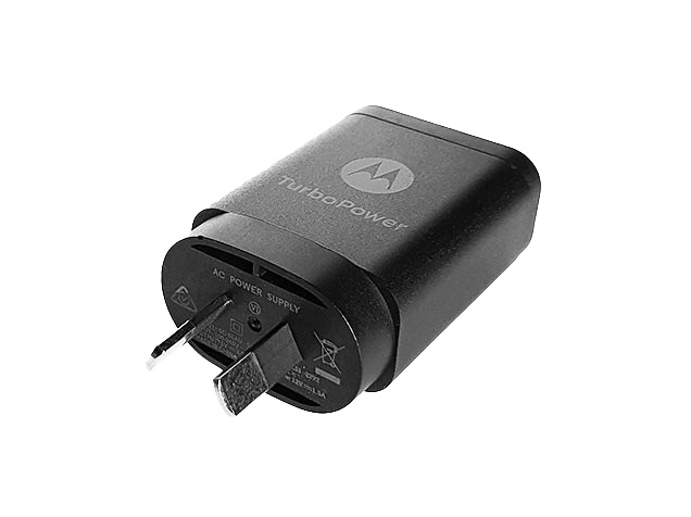 Genuine Motorola 18W TurboPower Adapter - Black