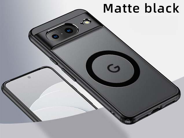 MagSafe Dual Design Case for Google Pixel 8a - Frosted/Black