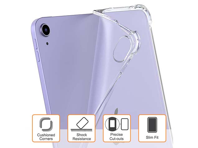 Gel Case with Bumper Edges for iPad Air 13 (2024) - Clear