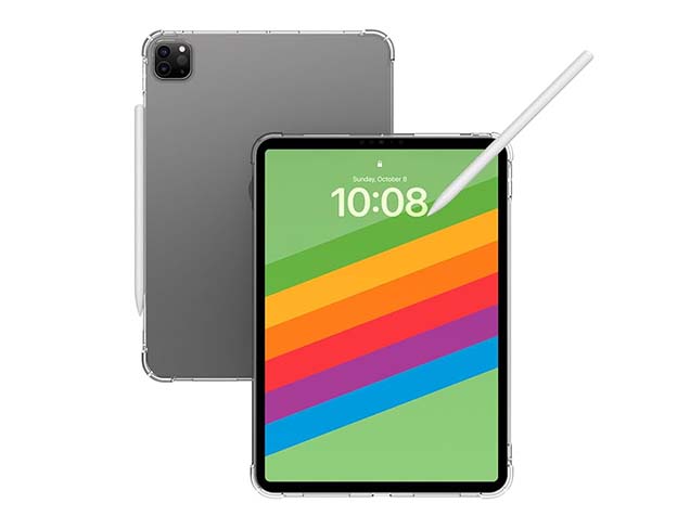 Gel Case with Bumper Edges for iPad Pro 13 (2024) - Clear