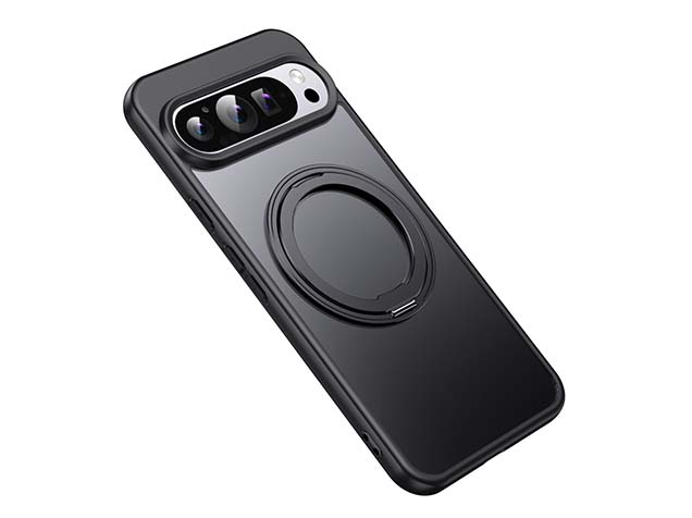 Magnetic Ring Stand Case for Google Pixel 9 Pro - Black