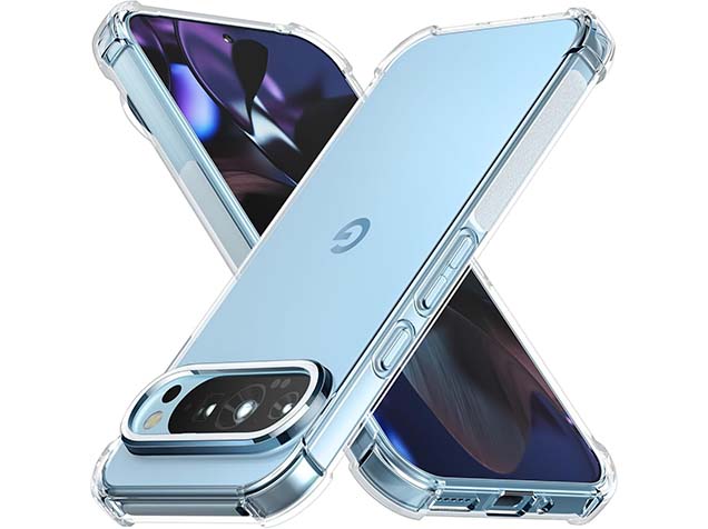 Gel Case with Bumper Edges for Google Pixel 9 Pro - Clear Soft Cover