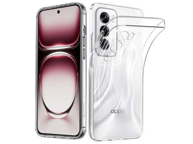 Ultra Thin Gel Case for OPPO Reno12 Pro - Clear Soft Cover