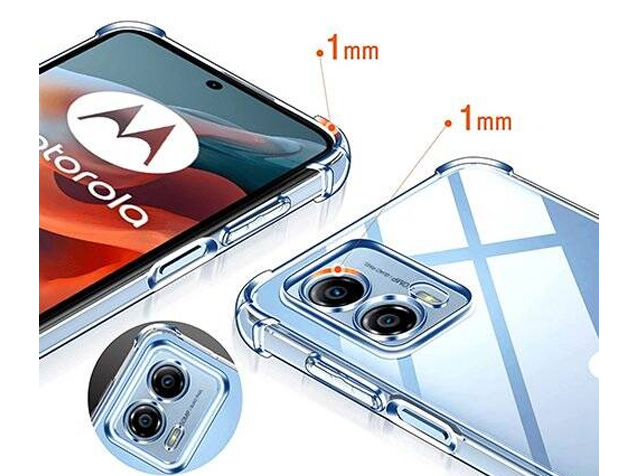 Gel Case with Bumper Edges for Motorola Moto G34 5G - Clear