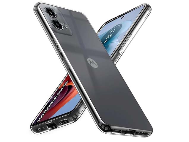 Ultra Thin Gel Case for Motorola Moto G34 - Clear Soft Cover
