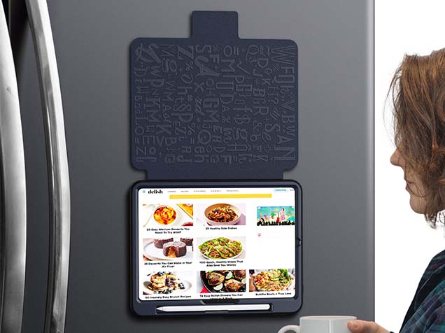Rugged Synthetic Case with Magnetic Stand for iPad Pro 11 (2024) - Navy