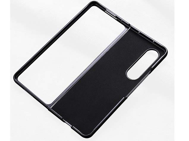 Premium Leather Case for the Samsung Galaxy Z Fold4 - Black