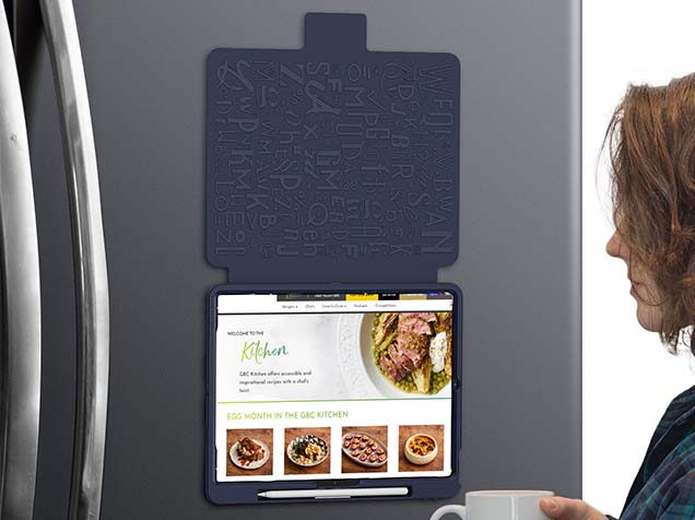 Rugged Synthetic Case with Magnetic Stand for iPad Pro 13 (2024) - Navy