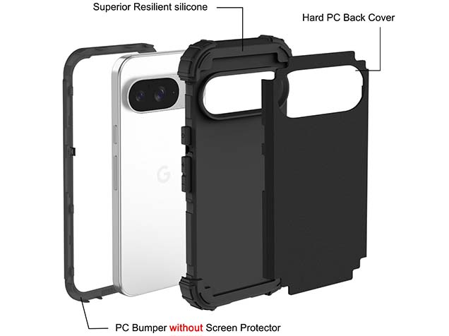 Defender Case for Google Pixel 9 - Black