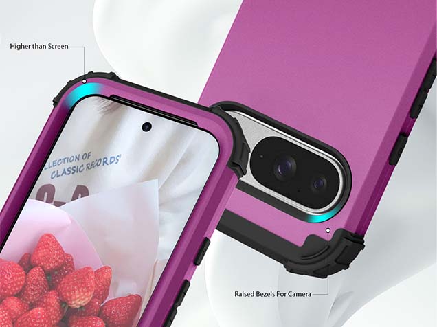 Defender Case for Google Pixel 9 - Plum