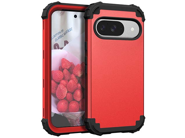 Defender Case for Google Pixel 9 - Red Impact Case