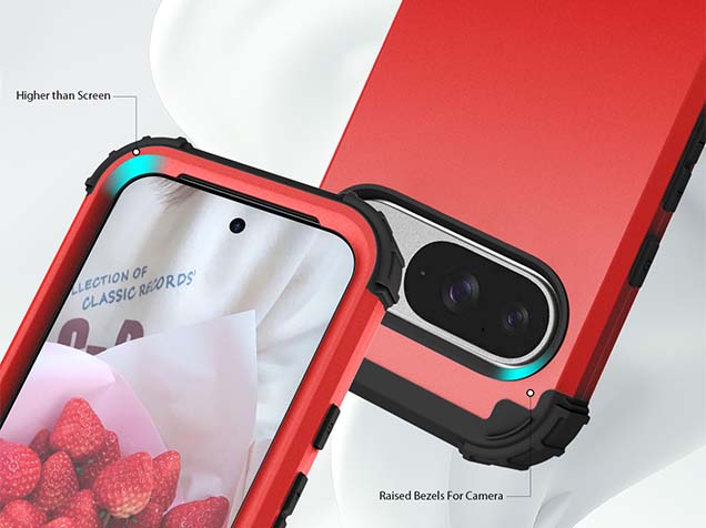 Defender Case for Google Pixel 9 - Red