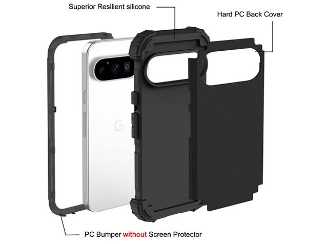 Defender Case for Google Pixel 9 Pro - Black
