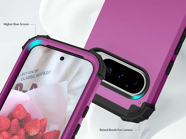 Defender Case for Google Pixel 9 Pro - Plum
