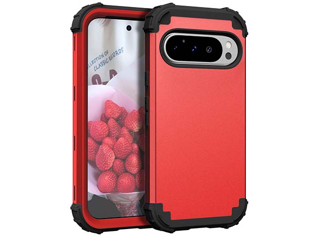 Defender Case for Google Pixel 9 Pro - Red Impact Case