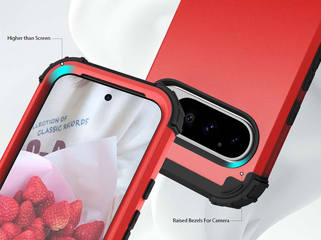 Defender Case for Google Pixel 9 Pro - Red
