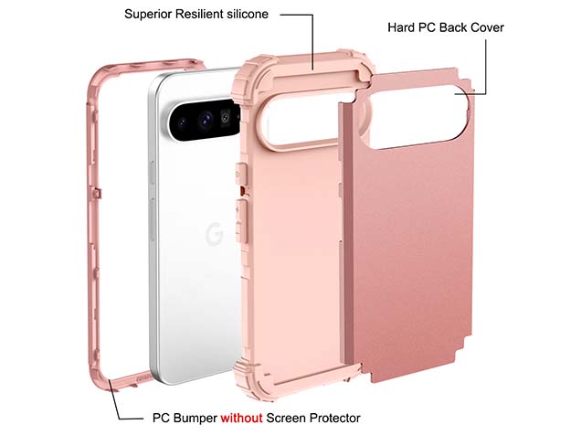 Defender Case for Google Pixel 9 Pro XL - Pink