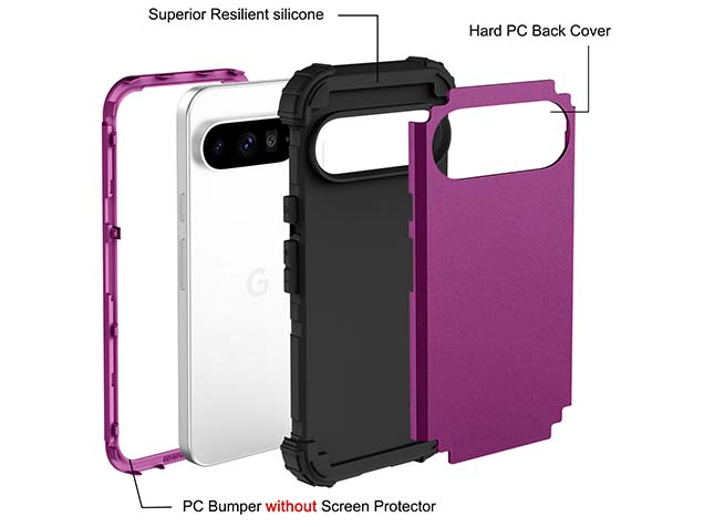 Defender Case for Google Pixel 9 Pro XL - Plum
