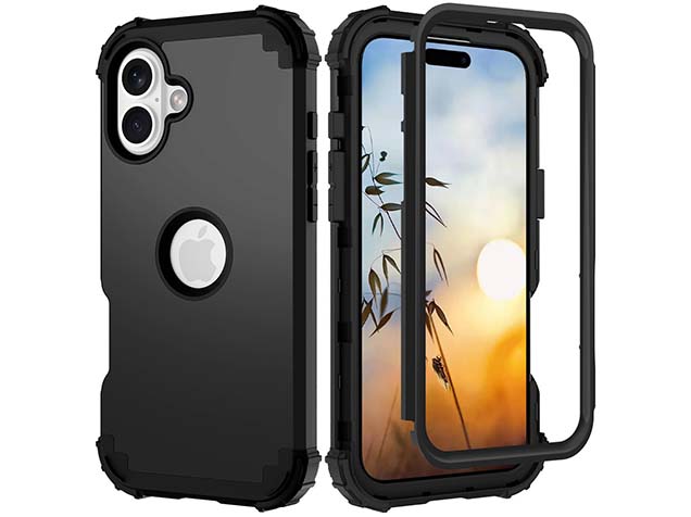 Defender Case for iPhone 16 - Black