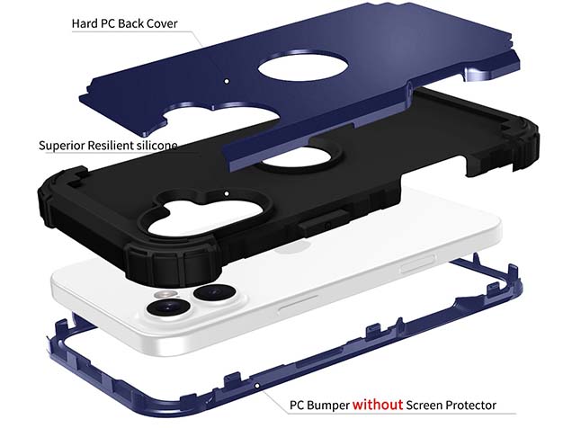 Defender Case for iPhone 16 - Navy