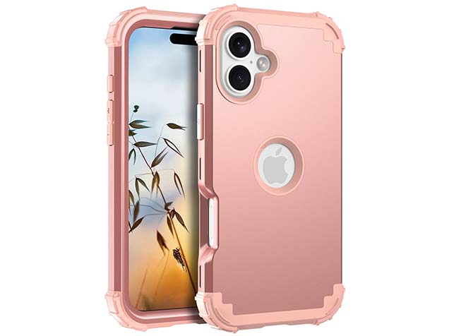 Defender Case for iPhone 16 - Pink Impact Case